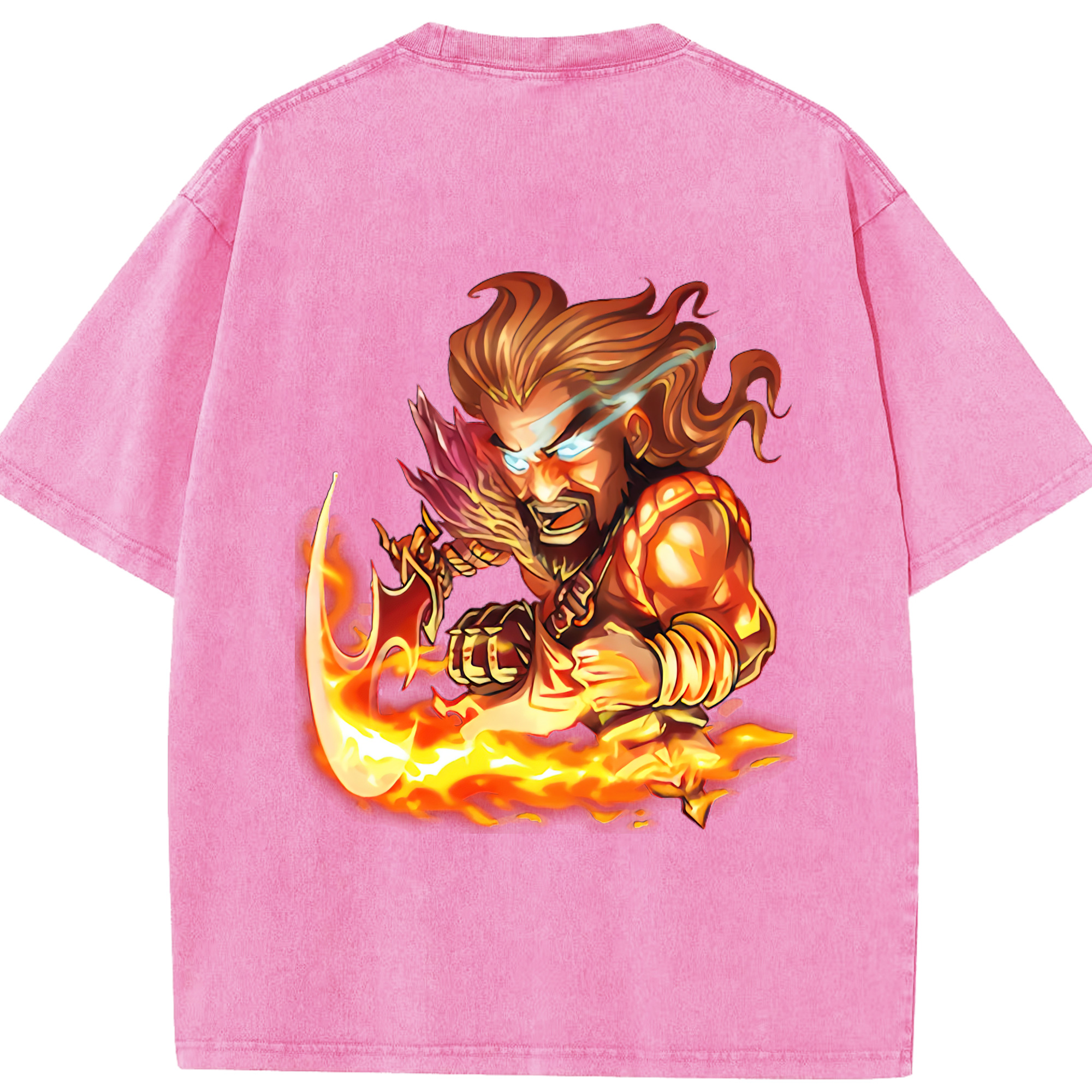 リーグ・オブ・レジェンド League of Legends LOL 綿100% ヴィンテージ風 半袖Tシャツ（背面プリント）